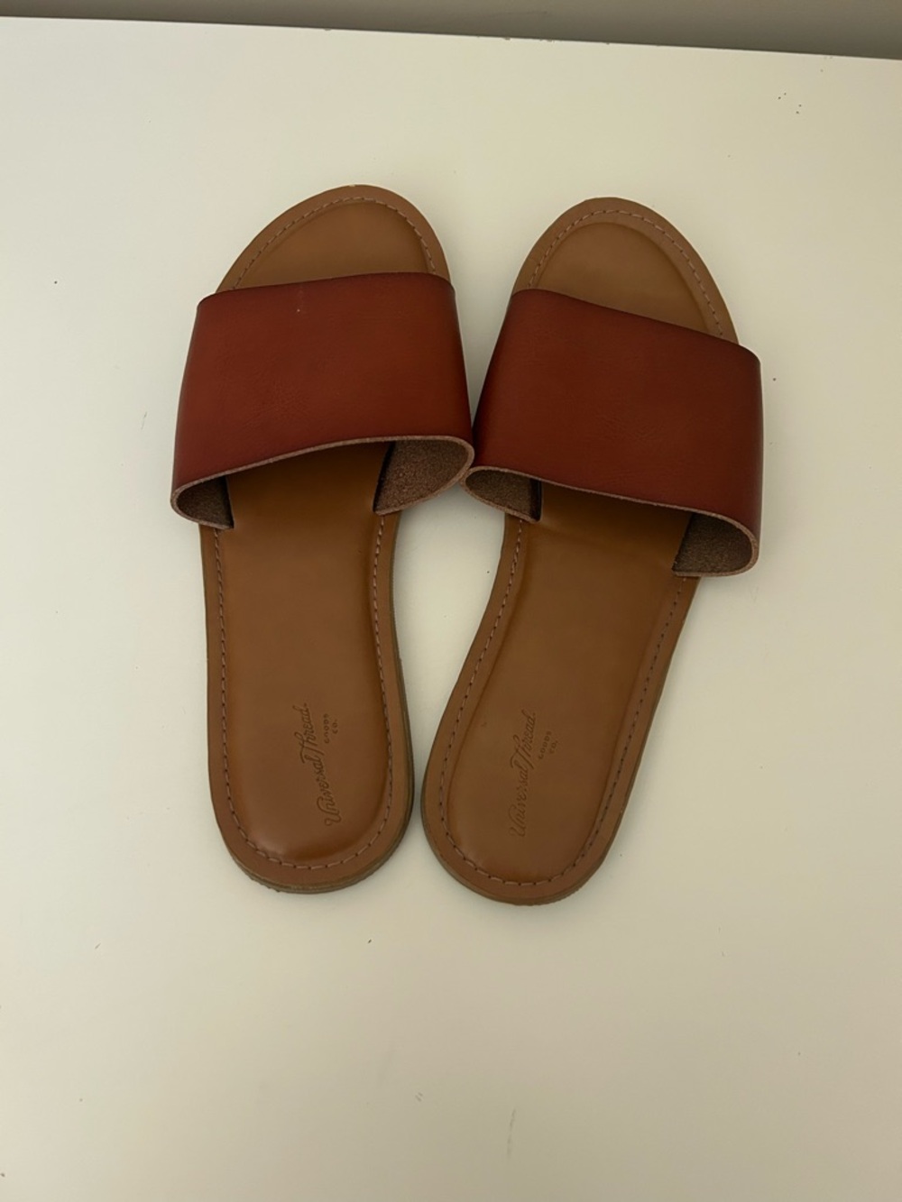 Target Women's Slide Sandals in Chestnut Brown